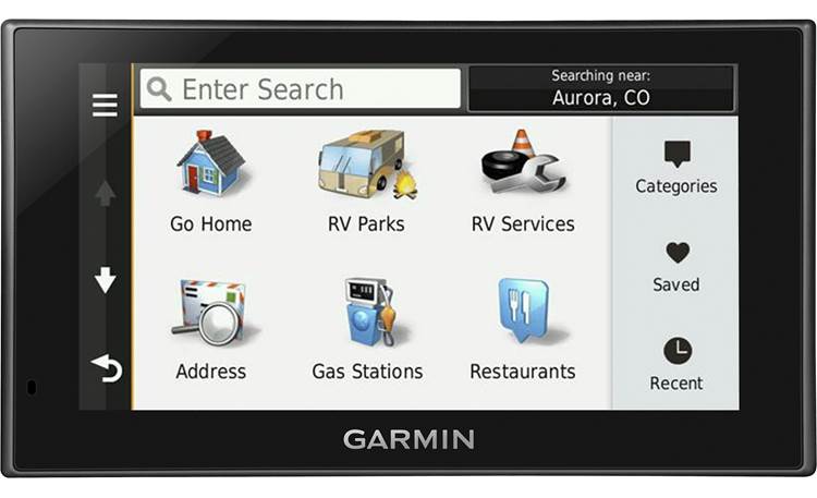 Garmin RV 660LMT Easily find RV services nearby