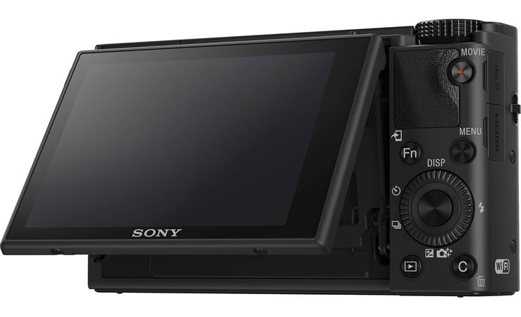 Sony Cybershot® DSC-RX100 IV LCD screen tilted up