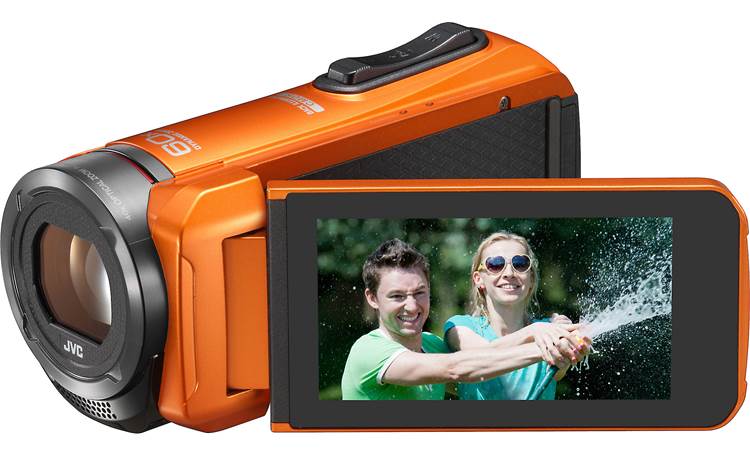 JVC GZ-R320D Waterproof high-definition camcorder with 40X optical