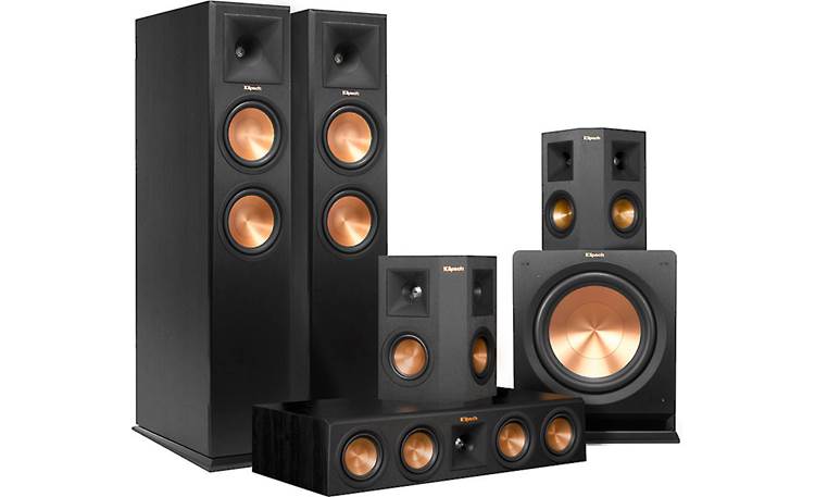 Klipsch RP-260F 5.1 Reference Premiere Home Theater System with Yamaha RX-A760BL 7.2-Ch Network A/V Receiver 