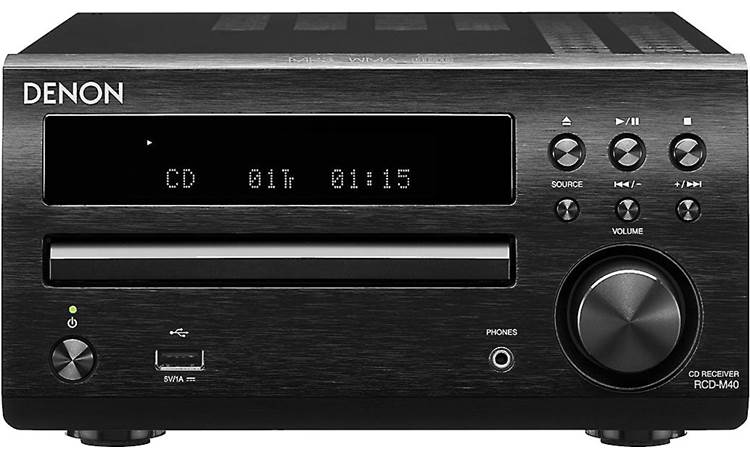 Denon D-M40 Receiver pictured without included speakers