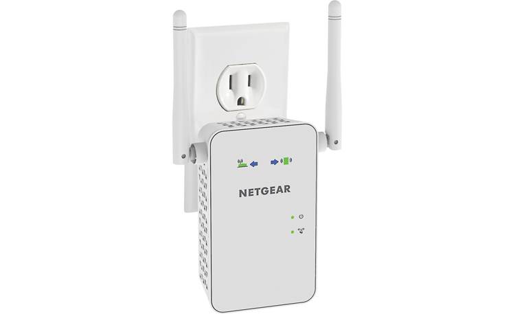 NETGEAR AC750 Wi-Fi® Range Extender Plugs into standard wall socket