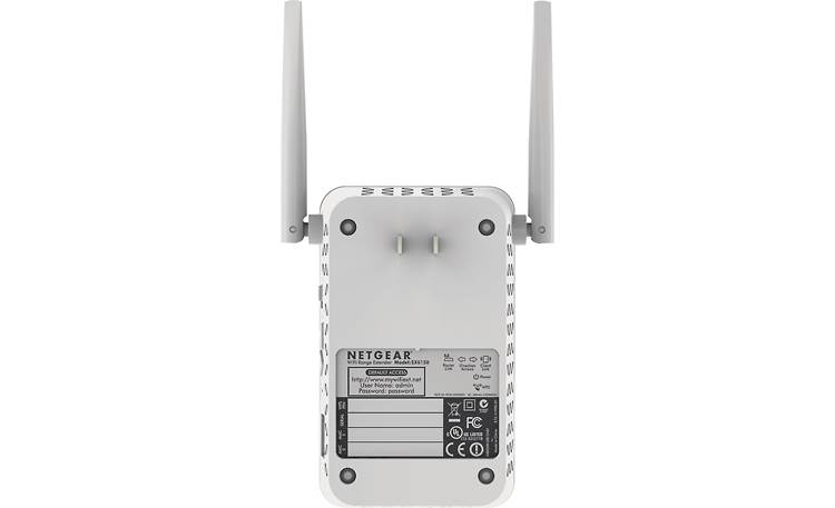 NETGEAR AC1200 Wi-Fi® Range Extender Back