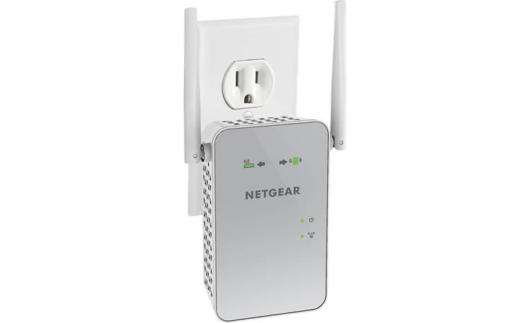 NETGEAR AC1200 Wi-Fi® Range Extender Plugs into standard wall socket
