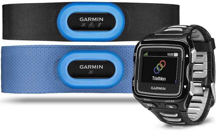 Open tv hout Garmin Forerunner 920XT TRI Bundle GPS multisport watch with HRM-TRI and  HRM-SWIM heartrate monitors at Crutchfield