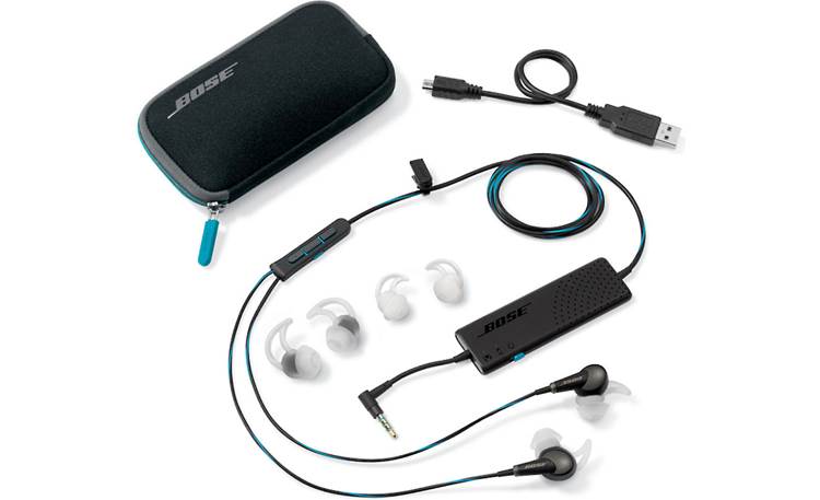 Bose® QuietComfort® Acoustic Noise headphones (Black) For music and calls with Apple® devices at Crutchfield