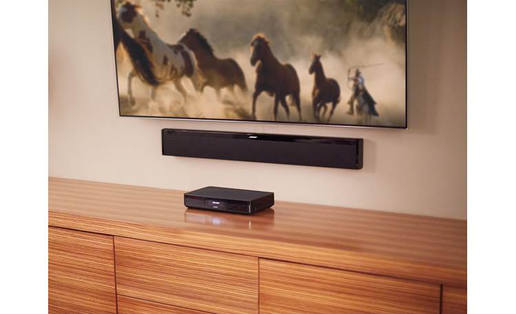 Bose®  SoundTouch® 130 home theater system Upgrade the sound of your TV, and keep clutter to a minimum