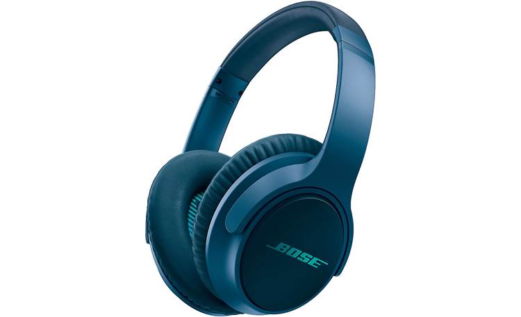 Bose® SoundTrue® around-ear headphones II (Navy Blue) calls with Apple® devices at Crutchfield