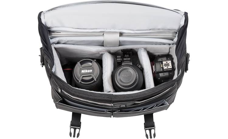Nikon Courier Bag Removable internal dividers keep gear organized (gear not included)