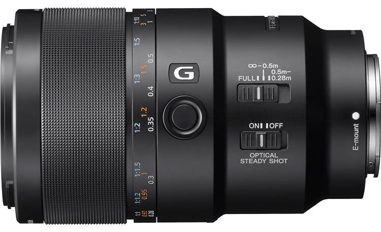 Sony FE 90mm f/2.8 Macro G OSS Side