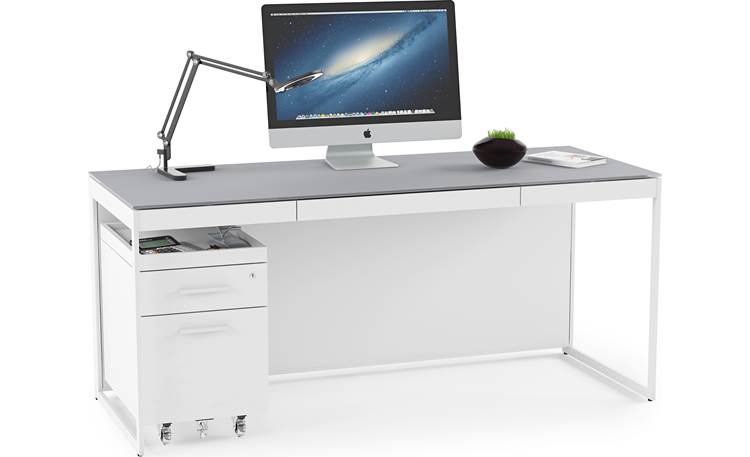 BDI Centro 6407 Shown with optional BDI 6401 desk (computer and office supplies not included)