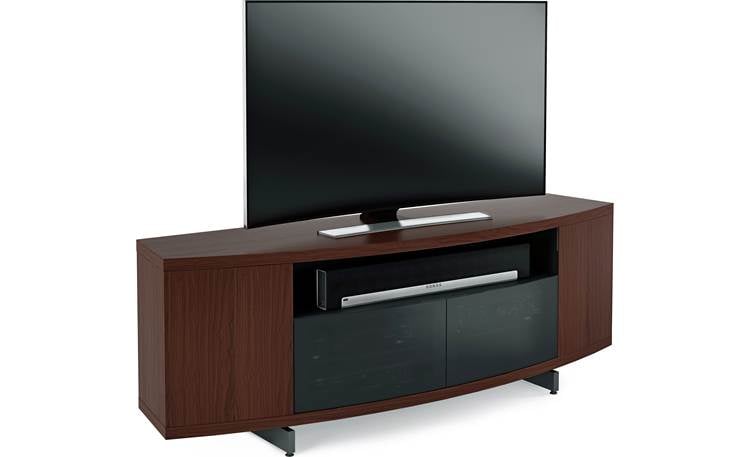 BDI Sweep™ 8438 Curved-front audio/video cabinet for TVs up to 84