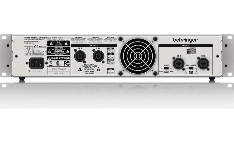 Behringer NU3000 iNUKE Series power amplifier — 440W x 2 at 8 ohms