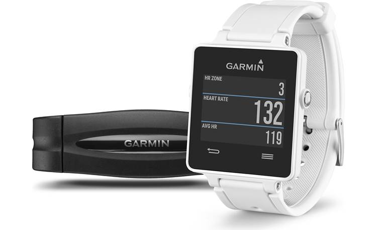 Garmin vivoactive™ Bundle (White) GPS smartwatch heart rate monitor