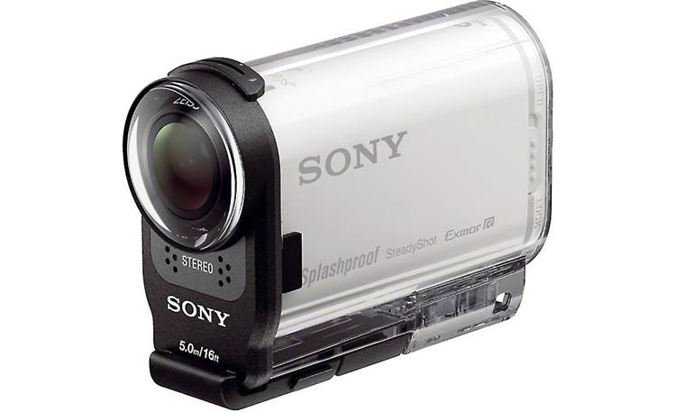 Sony HDR-AS200V Splashproof action video camera at Crutchfield