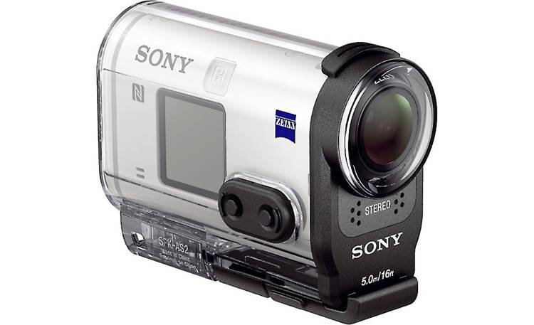 Sony HDR-AS200VR HD action cam with Live View remote at Crutchfield