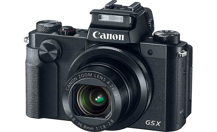 Canon PowerShot G5 X Hot shoe lets you use powered flashes and accessories