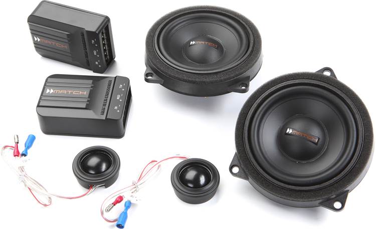MATCH MS 42C-BMW.2 2-way component speaker system designed for select BMWs  at Crutchfield