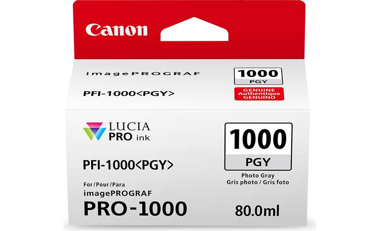 Canon PFI-1000(PGY) Photo gray ink tank for imagePROGRAF PRO-1000 Canon ...