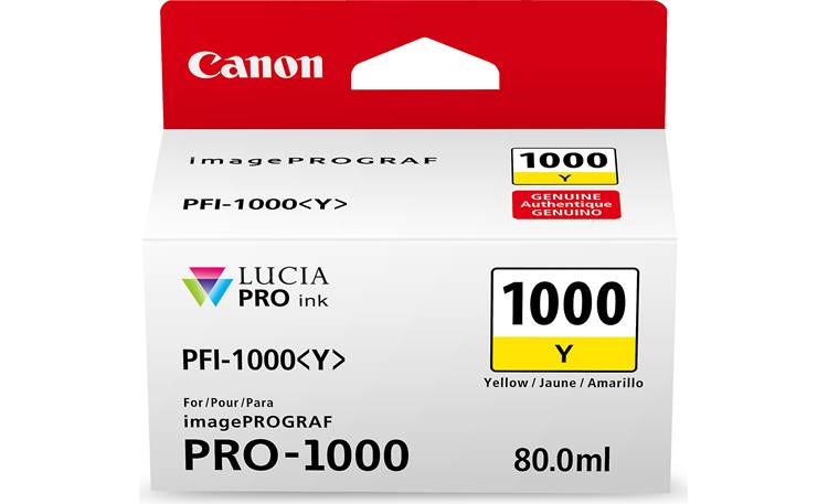 Canon PFI-1000(Y) Yellow ink tank for imagePROGRAF PRO-1000 Canon ...
