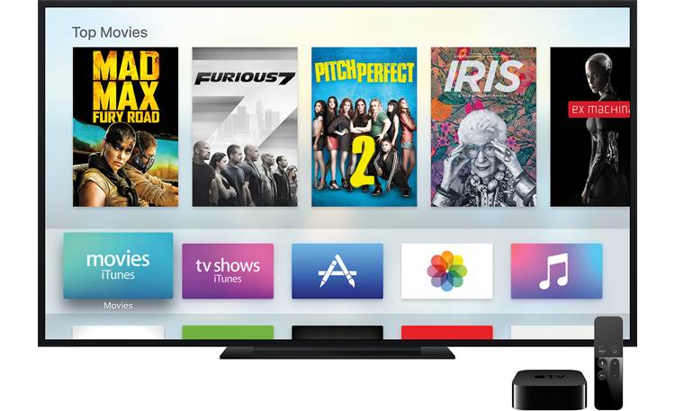 Apple TV (4th Generation) Play movies with Apple TV
