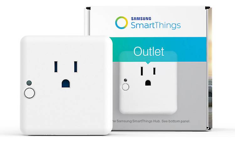 Samsung SmartThings Outlet Wireless smart outlet at Crutchfield
