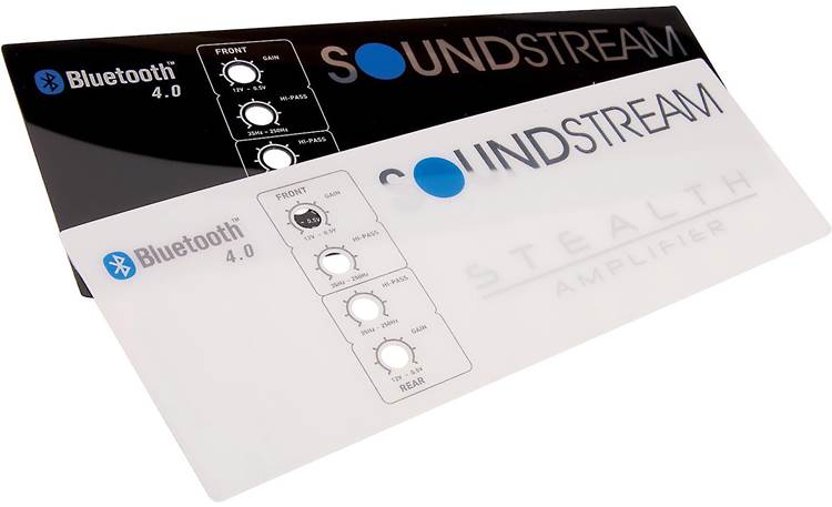 Soundstream ST4.1000DB 500 Watts 4-Channel Bluetooth Motorcycle Marine Amplifier 