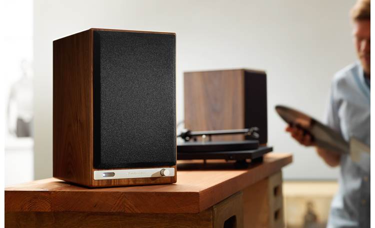 Audioengine HD6 With magnetic grille attached (turntable not included)