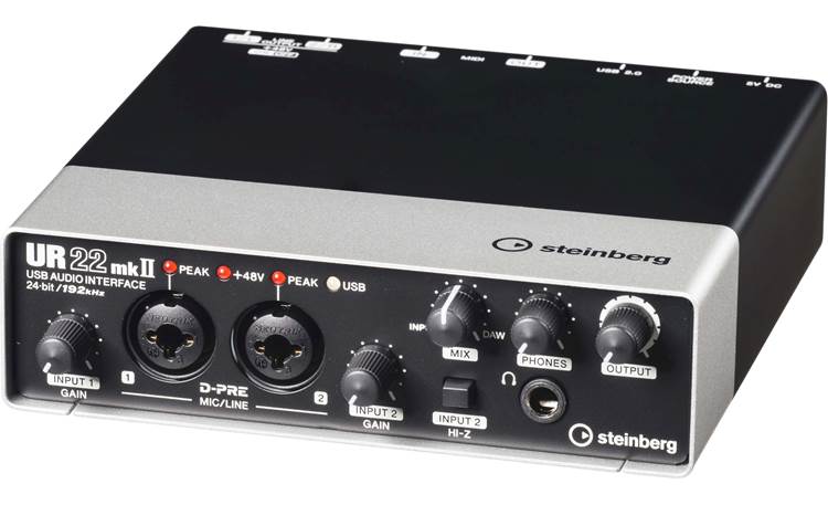 Steinberg UR22 mkII Recording Bundle USB/iPad® recording interface 