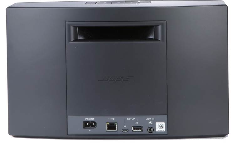 Bose® SoundTouch® 20 Series III wireless speaker Back (shown in black)