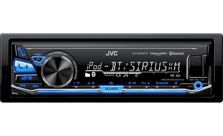 Maak avondeten Transformator binnenplaats JVC KD-X330BTS Digital media receiver (does not play CDs) at Crutchfield