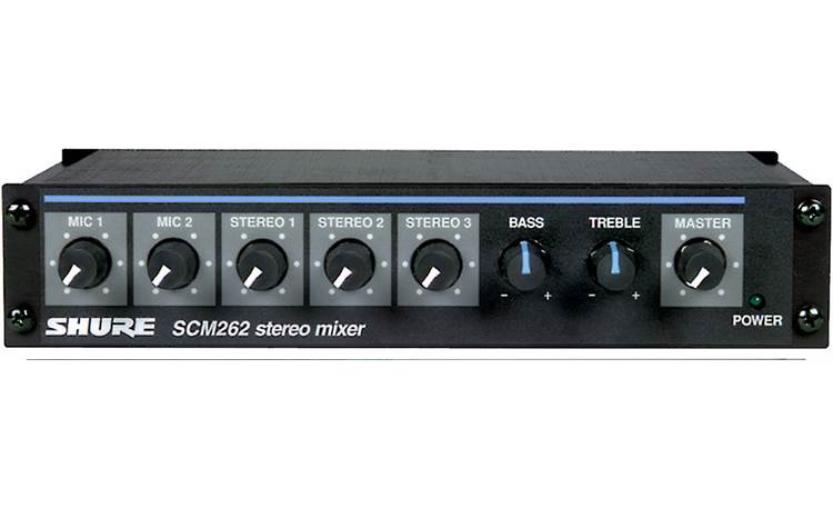 JBL Pro Gym Sound System Bundle Shure SCM262 mixer