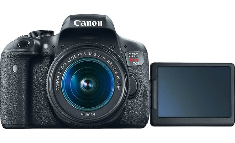 Canon EOS Rebel T6i Kit Turn the screen around for picture-perfect selfies