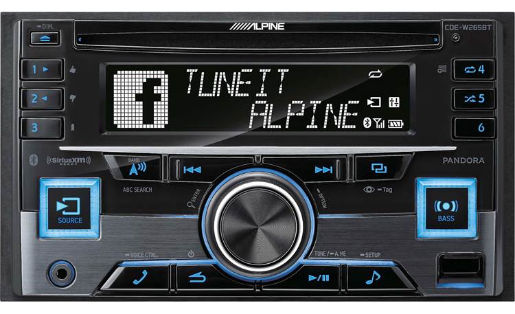 Alpine CDE-W265BT Front
