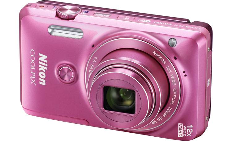 Nikon Coolpix S6900 (Pink) 16-megapixel camera with 12X optical 