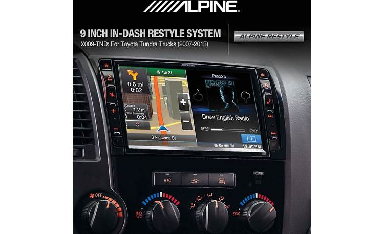 Alpine X009-TND In-Dash Restyle System Other