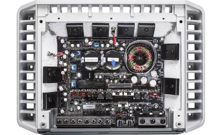 Rockford Fosgate PM400X4 Conformal-coated circuit board