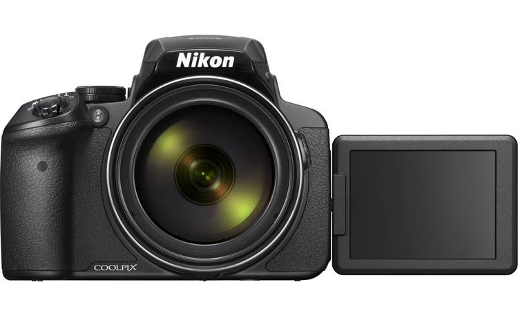 Nikon Coolpix P900 Front, screen facing forward