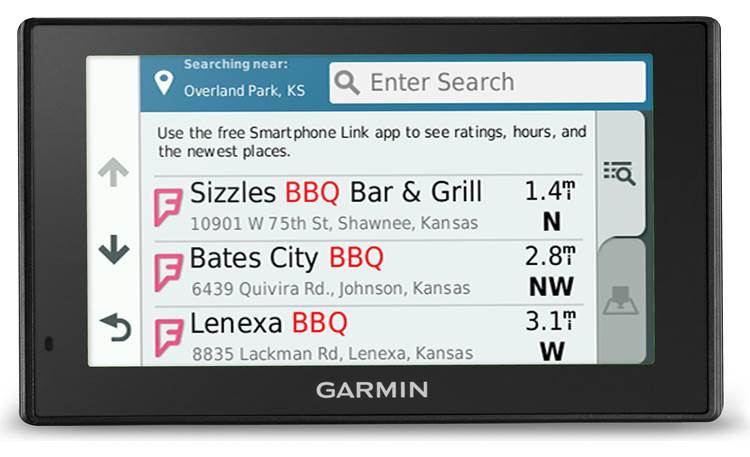 Garmin DriveAssist™ 50LMT Search for destinations with ease