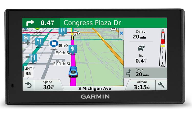 Garmin DriveSmart™ 60LMT navigator with 6" screen at Crutchfield