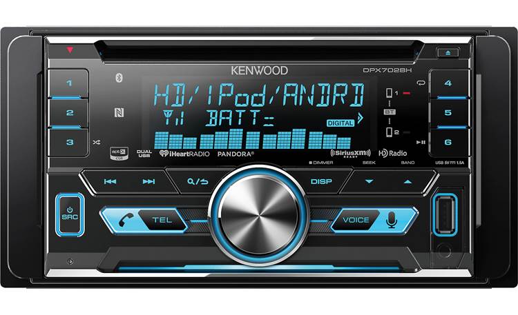 Kenwood DPX702BH CD receiver at Crutchfield