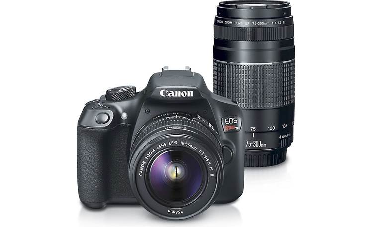 Canon EOS Rebel T6 Two Zoom Lens Kit Front