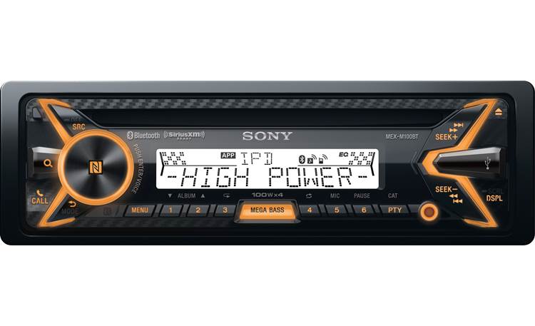 Sony MEX-M100BT Variable color display