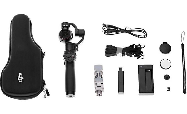 DJI Osmo Shown with included accessories