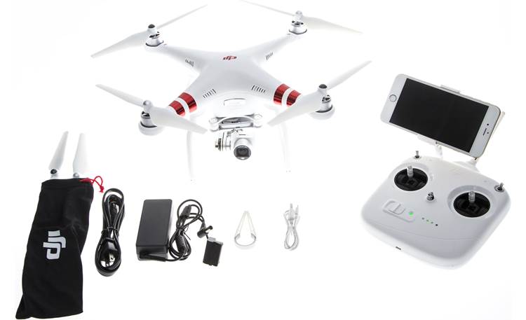 DJI Phantom 3 Standard Aerial drone with gimbal-mounted HD camera