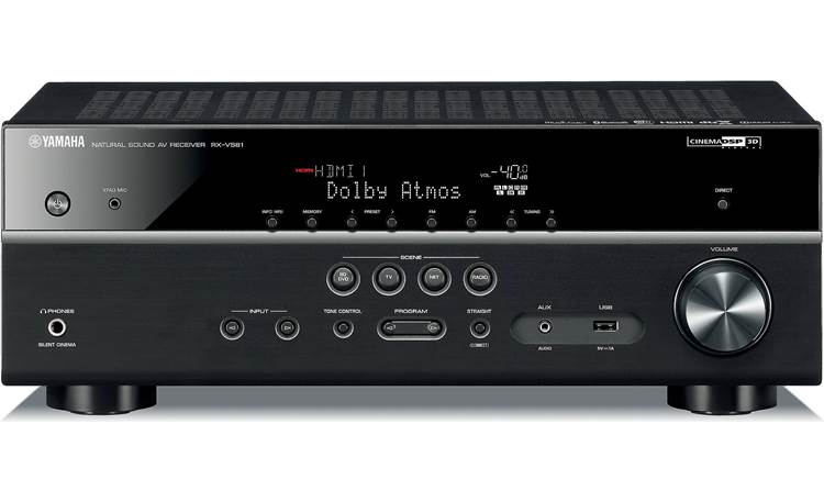 Yamaha RX-V581 7.2-channel home theater receiver with Wi-Fi 