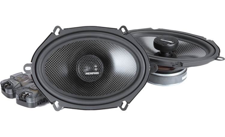 Tuiters Para Sonido Para Carro Memphis MSA1 1\" M Series Aluminum Dome Tweeters With Crossovers Memphis Audio
