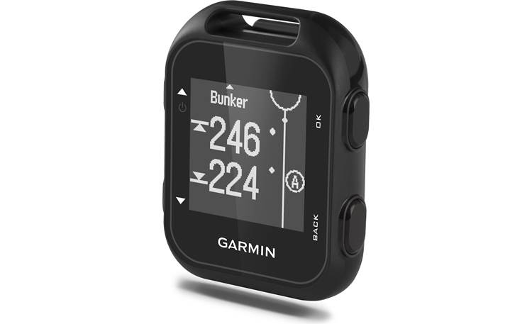 Garmin Approach® G10 Handheld golf GPS — covers over 40,000 courses worldwide at