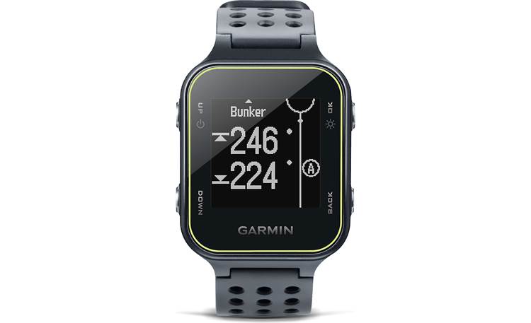 Garmin Approach® S20 (Slate) Golf GPS watch — covers over 41,000