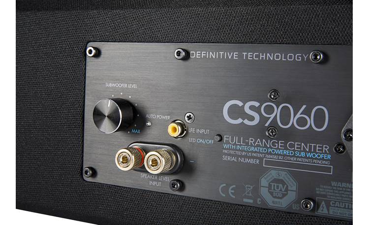 Definitive Technology CS-9060 Center channel speaker with built-in 
